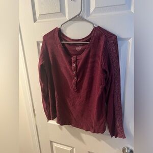 Red Sonoma button down sweater